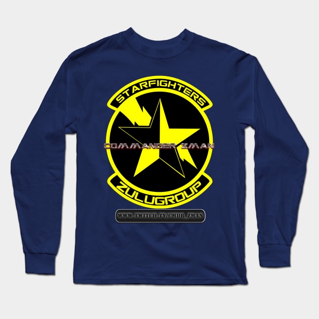 Commander-UP! Long Sleeve T-Shirt by CMDR_Zman